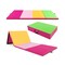 2 Inch Thick Folding Exercise Mat 120 x 48 Gym Mat EPE Foam Padding PU Leather Surface with Carry Handles Hook Loop Connection for Training Use